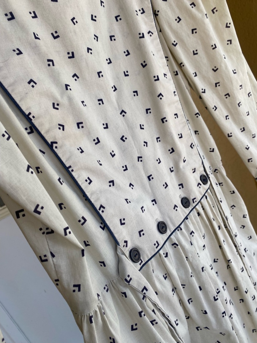 Vintage Lanz Originals linen Midi Dress - Picture 3 of 6
